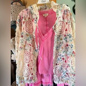 Staying Connected Floral Lace Jacket